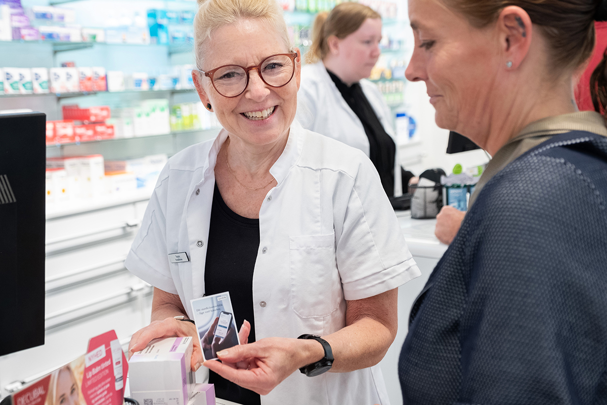 Apoteksansat viser appen