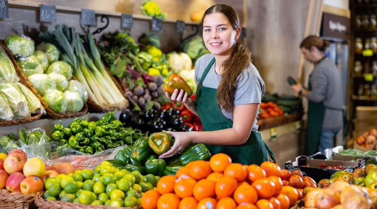 Groenthandler Kvinde Istock