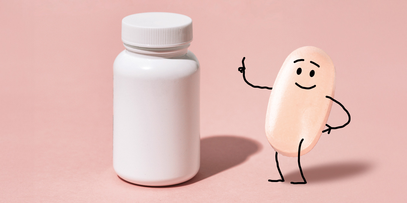 Pilleglas og pillemand