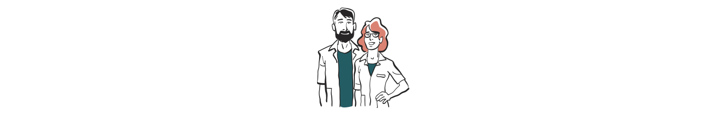Illustration af farmaceuter