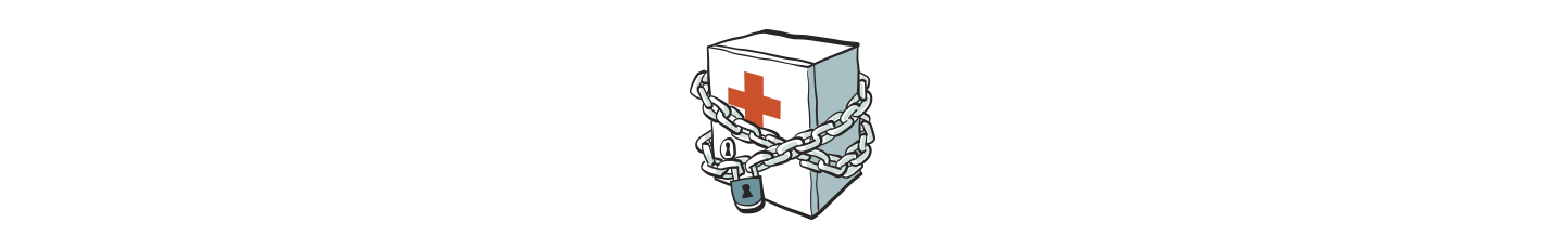 Illustration af medicinskab