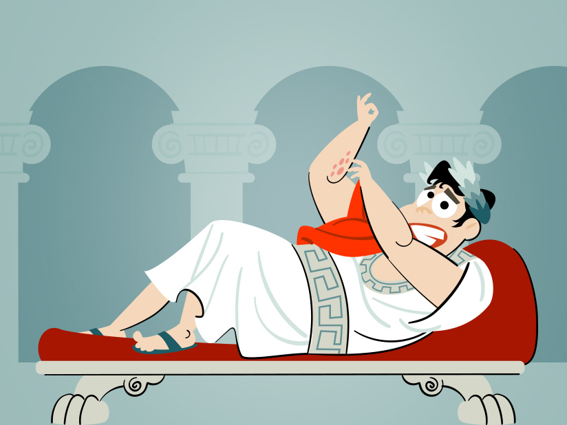 Illustration af romer