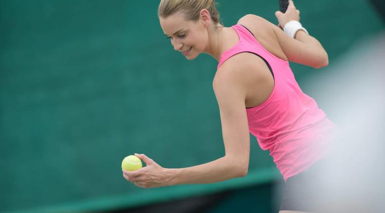 Tennisalbue Tennisspiller