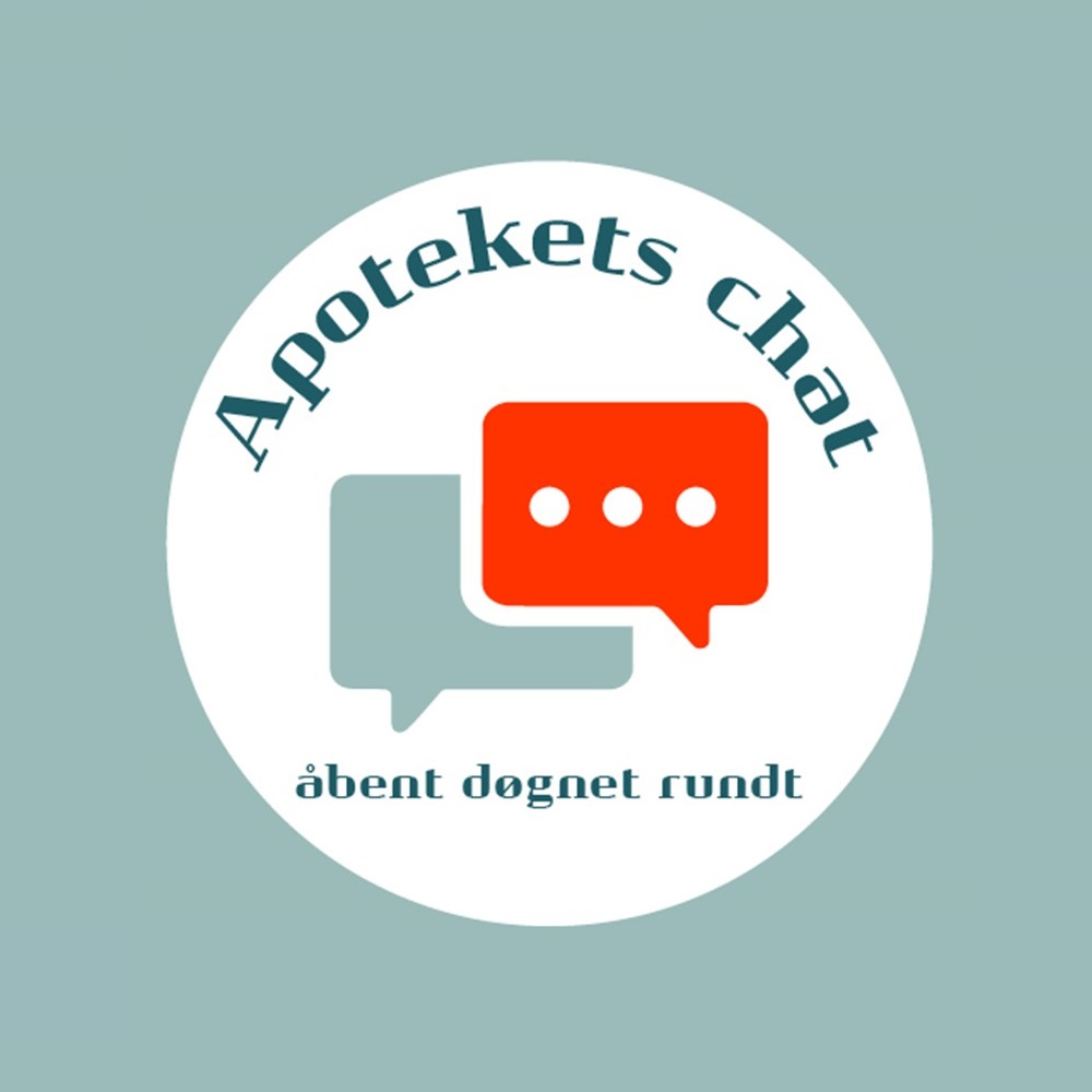 Apotekets Chat Logo Åbent Døgnet Rundt Hero