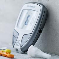 Diabetes Insulin Blodsukkerapparat Closeup