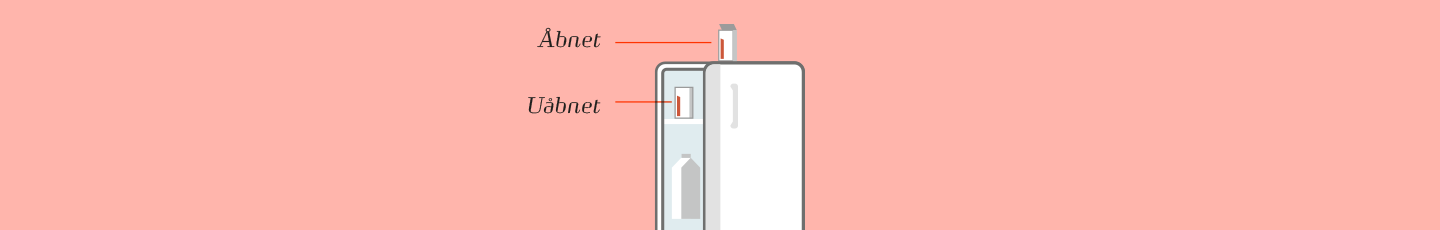 Illustration af opbevaring af insulin
