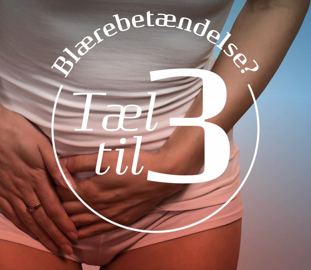 Kvinde der har blærebetændelse